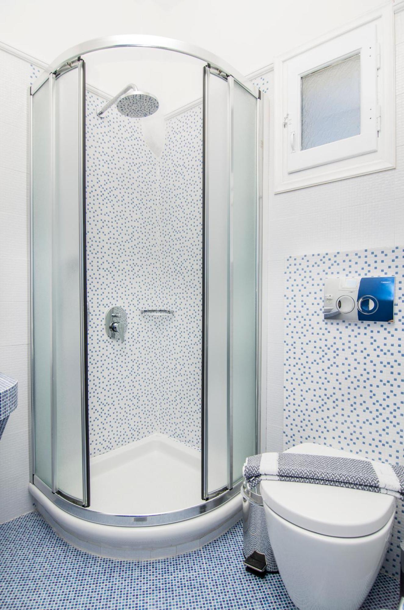 White & Blue Apartment Perivolos  Room photo